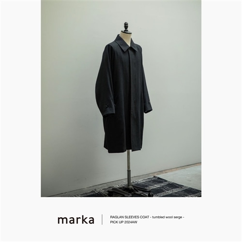 marka｜ゆったりとしたシルエットのバルマカーンコート