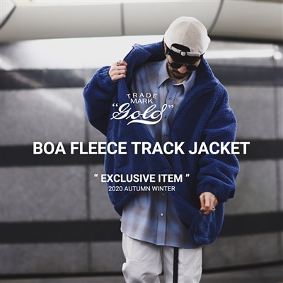 GOLD EXCLUSIVE ITEM / BOA FLEECE TRACK JACKET