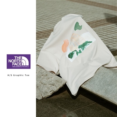 アートワークをのせてデザインしたロゴTシャツ｜THE NORTH FACE PURPLE LABEL