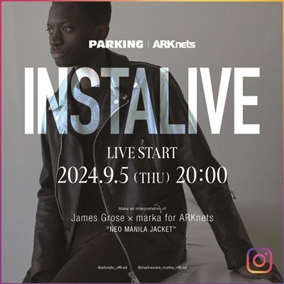 【Instagram】marka×ARKnets インスタグラムLIVE 二社同時配信のお知らせ