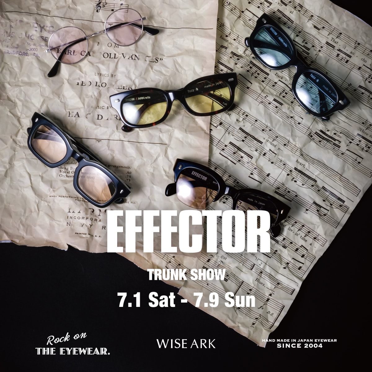 EFFECTOR | TRUNK SHOW 開催のお知らせ