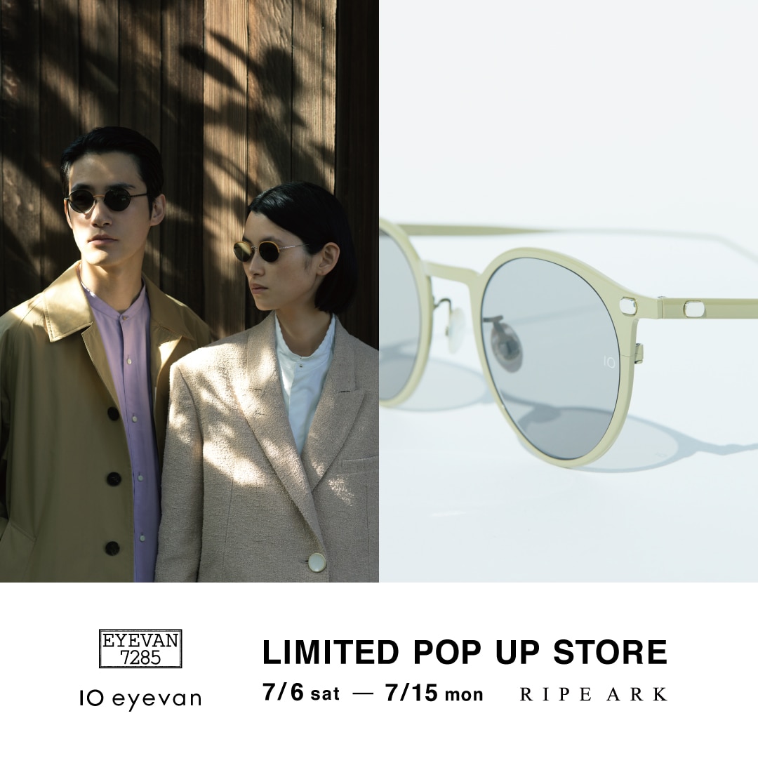 EYEVAN POP UP SHOP 開催のお知らせ