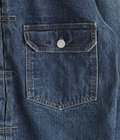 TYPE1 PLEATED FRONT BLOUSE VINTAGE WASH
