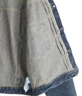 TYPE1 PLEATED FRONT BLOUSE VINTAGE WASH