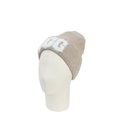U FUZZY UGG LOGO BEANIE