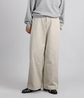 【レディース】チノクロスパンツ ワイドストレート