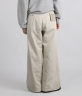 【レディース】チノクロスパンツ ワイドストレート