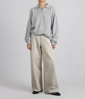 【レディース】チノクロスパンツ ワイドストレート