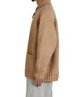 cowichan sweater - Cotton/Paper/Wool HAND KNITTING 柿渋染め -