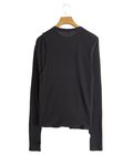 【レディース】double-neck suvin hightwist jersey top