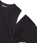 【レディース】double-neck suvin hightwist jersey top