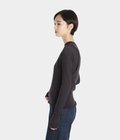 【レディース】double-neck suvin hightwist jersey top