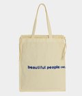 【レディース】brushed logo gathering bag