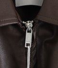 【レディース】FAKE LEATHER BALLOON JACKET