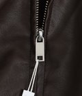 【レディース】FAKE LEATHER BALLOON JACKET