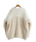 【レディース】BI COLOR SHAGGY KNIT CARDIGAN