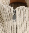 【レディース】POCKET ZIP KNIT TOPS
