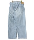 【予約】RECYCLED WASTE SUVIN COTTON YARN 11.5oz. DENIM 5POCKET WIDE PANTS DAMAGED MODEL