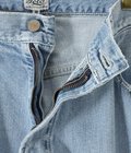 【予約】RECYCLED WASTE SUVIN COTTON YARN 11.5oz. DENIM 5POCKET WIDE PANTS DAMAGED MODEL