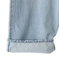 【予約】RECYCLED WASTE SUVIN COTTON YARN 11.5oz. DENIM 5POCKET WIDE PANTS DAMAGED MODEL