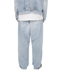 【予約】RECYCLED WASTE SUVIN COTTON YARN 11.5oz. DENIM 5POCKET WIDE PANTS DAMAGED MODEL