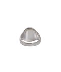 SIGNET OVAL RING