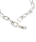 SM.CURB SHORT LINK POINT GOLD BRACELET