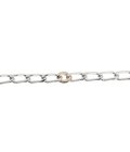 SM.CURB SHORT LINK POINT GOLD BRACELET