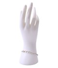 SM.CURB SHORT LINK POINT GOLD BRACELET