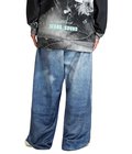 DENIM PRINT WIDE PT