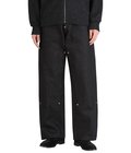 TWISTED HEATHER DENIM PANTS DOUBLE KNEE