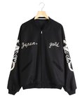 WOOL MELTON×ACETATE SOUVENIR JACKET“SKULL“