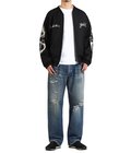 WOOL MELTON×ACETATE SOUVENIR JACKET“SKULL“
