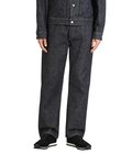 RECYCLED WASTE SUVIN COTTON YARN 14oz DENIM 5POCKET STRAIGHT PANTS