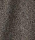 ZIP CREW NECK CARDIGAN -LAMS WOOL PLAIN KNITTED-