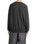 Super 140s WASHBLE WOOL RAGLAN CREW NECK SHIRT