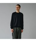 Super 140s WASHBLE WOOL RAGLAN CREW NECK SHIRT