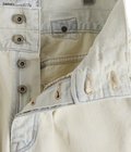 “Ice Wash“ W-Velt Wide Denim Pants