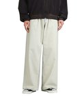 “Ice Wash“ W-Velt Wide Denim Pants