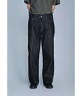 RIGID DENIM FULL CUT PANTS