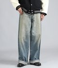FADED MODERN DENIM PANTS WIDE CUT