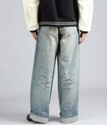 FADED MODERN DENIM PANTS WIDE CUT