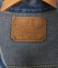 RECYCLED WASTE SUVIN COTTON YARN 11.5oz DENIM BLOUSE WWⅡ MODEL VINTAGE WASHED