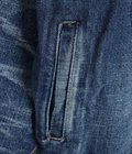 RECYCLED WASTE SUVIN COTTON YARN 11.5oz DENIM BLOUSE WWⅡ MODEL VINTAGE WASHED