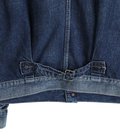 RECYCLED WASTE SUVIN COTTON YARN 11.5oz DENIM BLOUSE WWⅡ MODEL VINTAGE WASHED