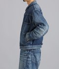 RECYCLED WASTE SUVIN COTTON YARN 11.5oz DENIM BLOUSE WWⅡ MODEL VINTAGE WASHED