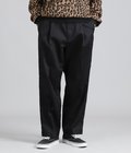 DOUBLE PLEATED CHINO TROUSERS