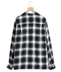 OMBRE CHECK OPEN COLLAR SHIRT L/S ( TYPE-4 )