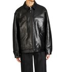 LEATHER TRACKER JACKET