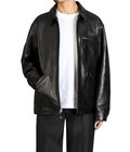LEATHER TRACKER JACKET